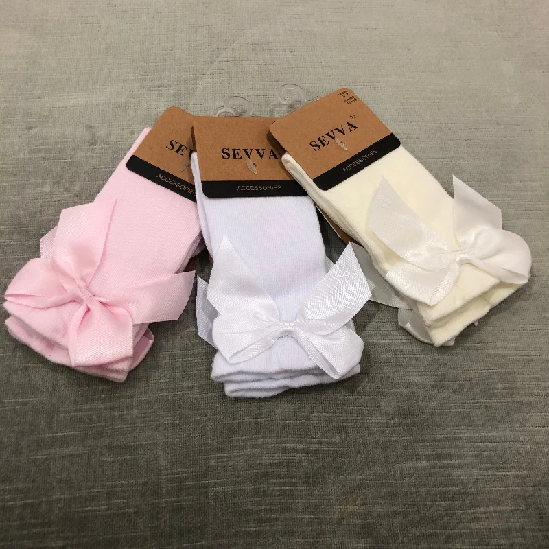 wrap-around dressKnee Hi Socks