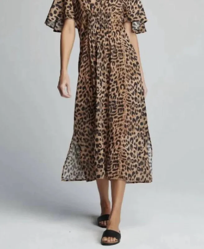 oversized dressClark Caftan Dress in Cheetah