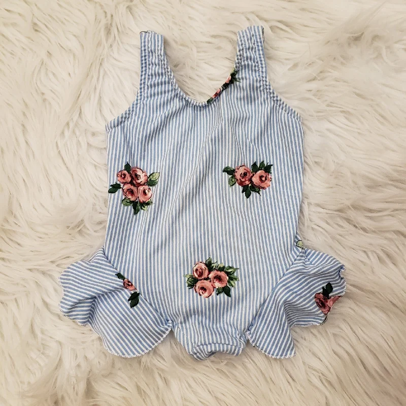 vintage-inspired dressStripe Rose Infant Suit