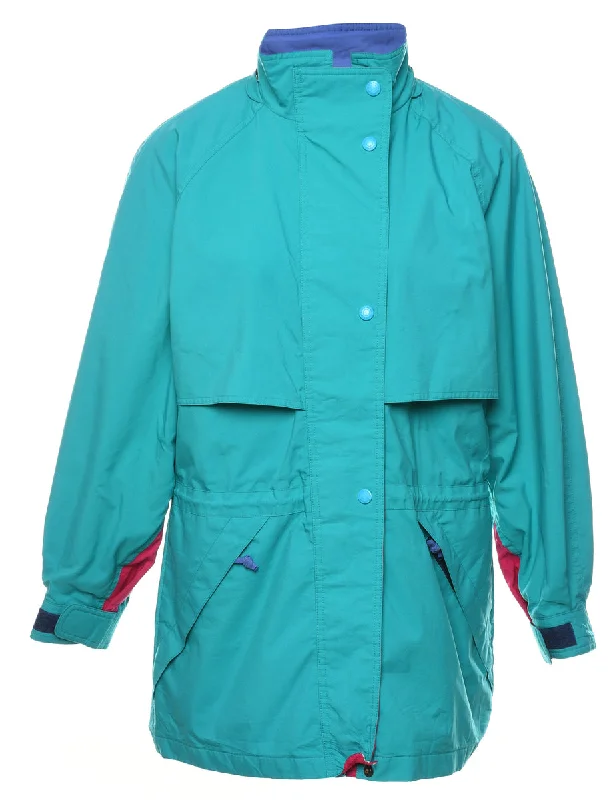 wool-blend coatEddie Bauer Turquoise Nylon Jacket - S