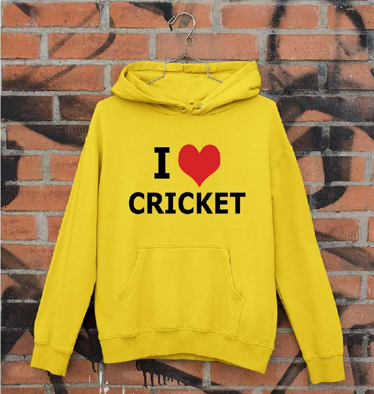 fitted hoodieLove Cricket Unisex Hoodie for Men/Women