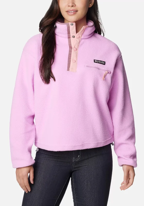 casual hoodieColumbia Womens Helvetia™ Half Snap Fleece, Salmon Rose