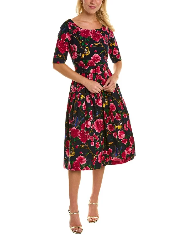 tiered dressSamantha Sung Florence Midi Dress