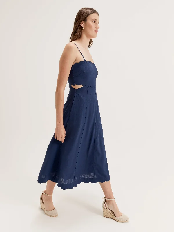 casual evening dressGigi Scalloped Dress