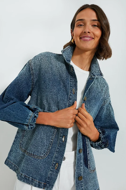 soft coatRoad House Wash The Blouson Sleeve Chore Jacket