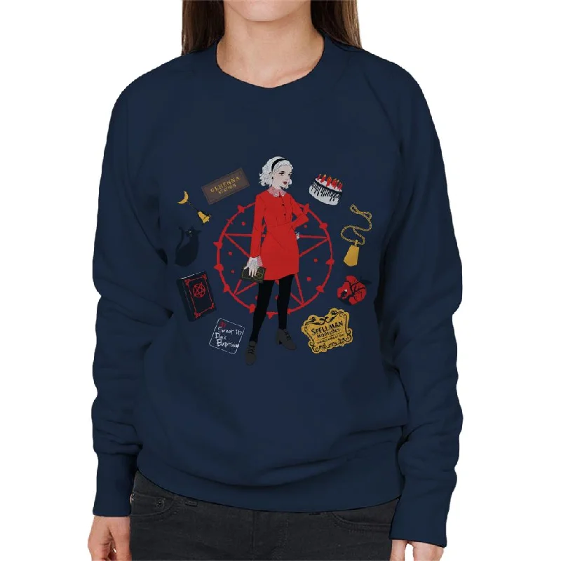 smooth fit athletic sweatshirtThe Chilling Adventures Of Sabrina Gehenna Station Women's Sweatshirt