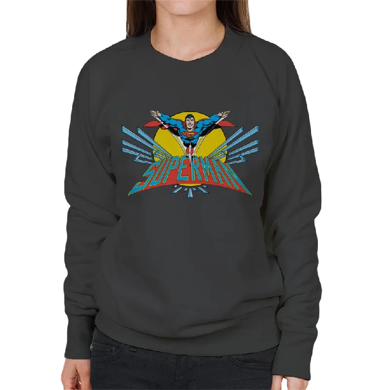 lightweight fitness hoodieSuperman Flying Past The Sun Women's Sweatshirt