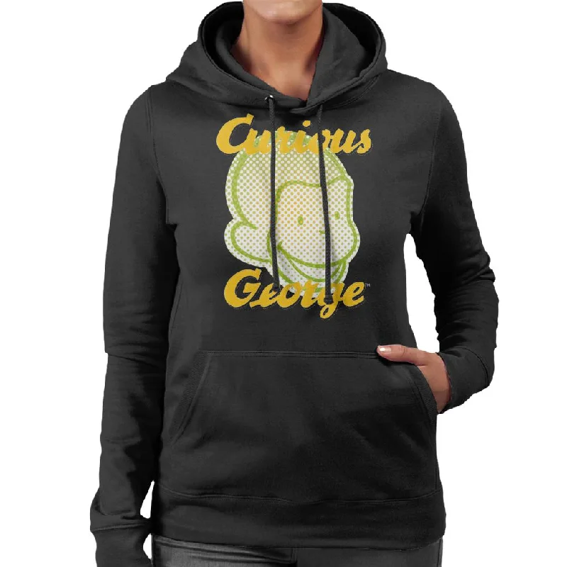 sports hoodieCurious George Face Logo Women's Hooded Sweatshirt