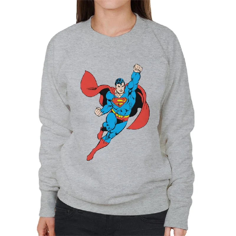 slim fit workout hoodieSuperman To The Rescue Women's Sweatshirt