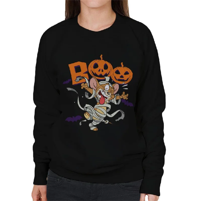 pullover workout hoodieTom and Jerry Halloween Boo Women's Sweatshirt