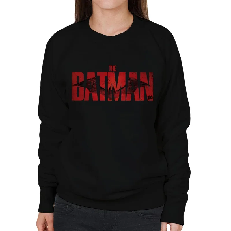 fashionable fitness sweatshirtThe Batman Red Logo Bat Signal Women's Sweatshirt