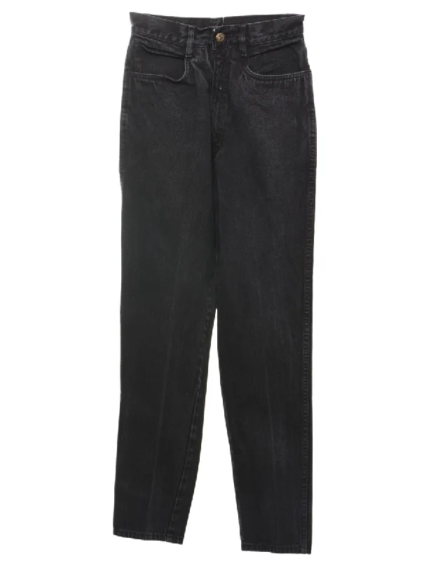 stylish lightweight coatHigh Waist Black Tapered Jeans - W24 L29