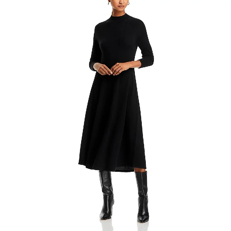 elegant shift dressPrivate Label Womens Midi Solid Sweaterdress