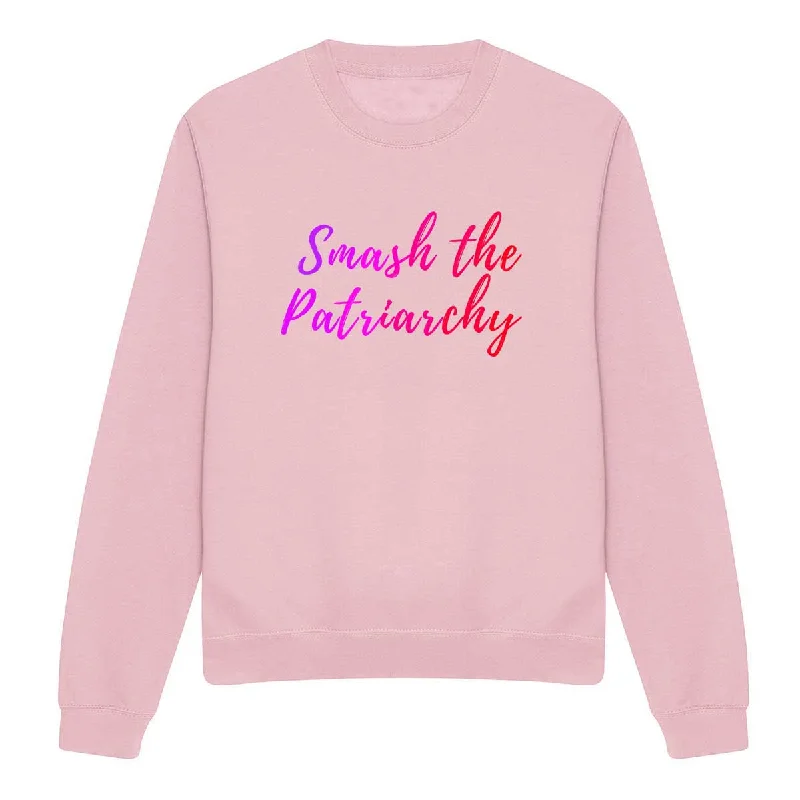 comfortable athletic sweatshirtSmash The Patriarchy - Feminist Sweatshirt