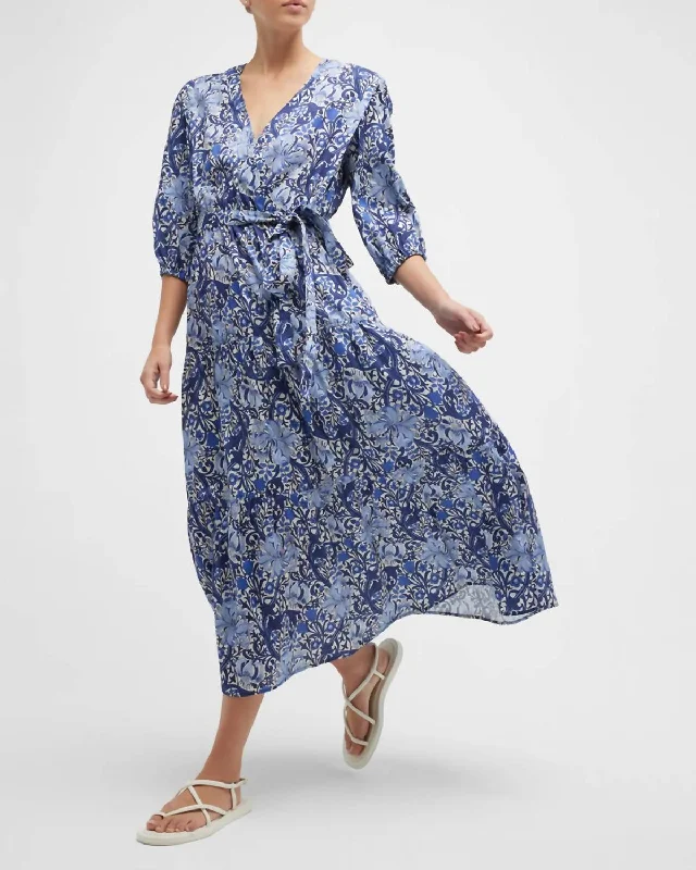 cocktail party dressAerin Maxi Dress In Blue Iris