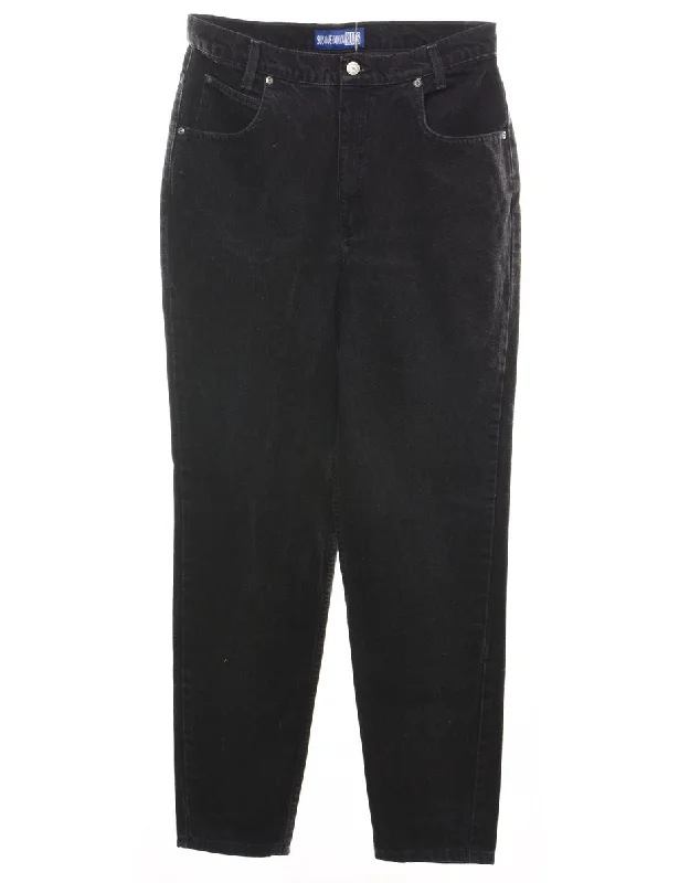 trendy puffer coatHigh Waist Black Tapered Jeans - W30 L30