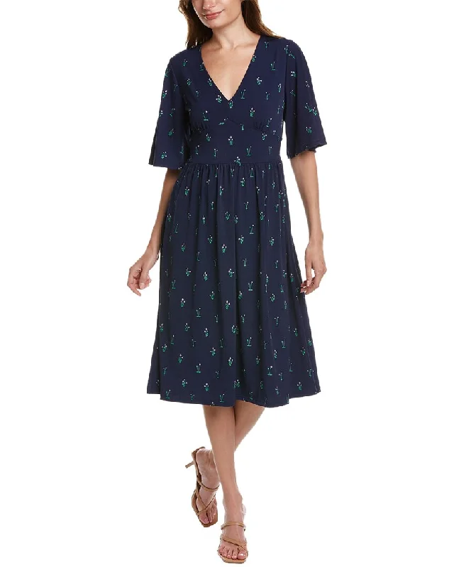 boho-chic dressLeota Essential Jersey Midi Dress