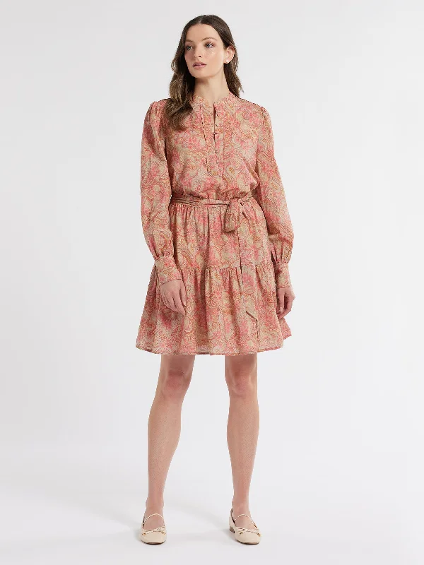 casual knit dressFloral Paisley Mini Dress