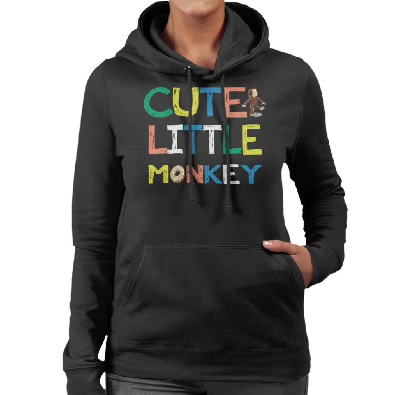 zip-up hoodieCurious George Cute Little Monkey Women's Hooded Sweatshirt