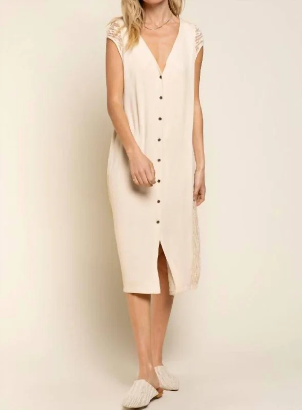 cocktail dressKnit Dress In Beige