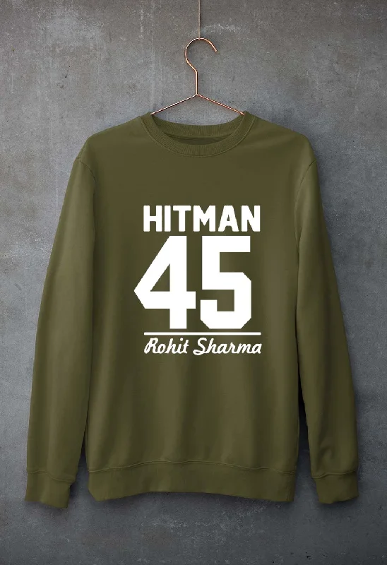 sleek sports hoodieRohit Sharma Unisex Sweatshirt for Men/Women