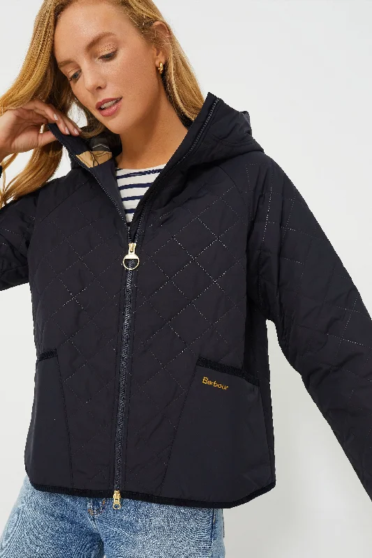 breathable jacketNavy Glamis Quilt