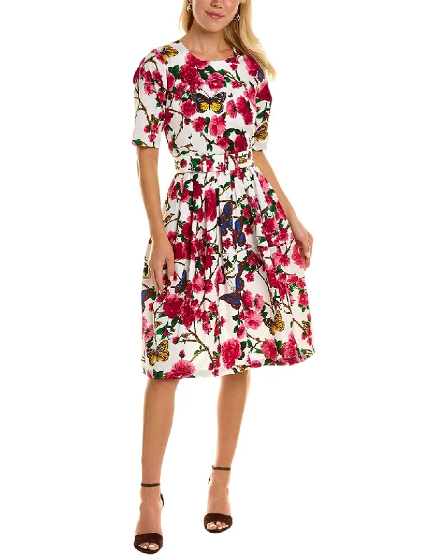 printed dressSamantha Sung Rachel Midi Dress