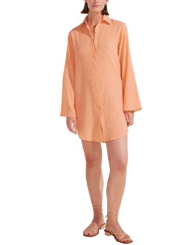 tiered dressAuguste Maxine Shirt Mini Dress