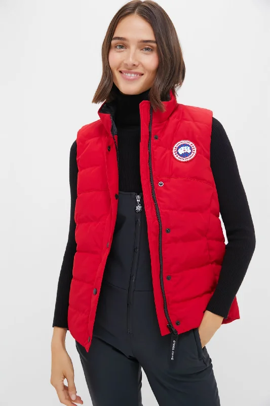 stylish raincoatFortune Red Freestyle Vest