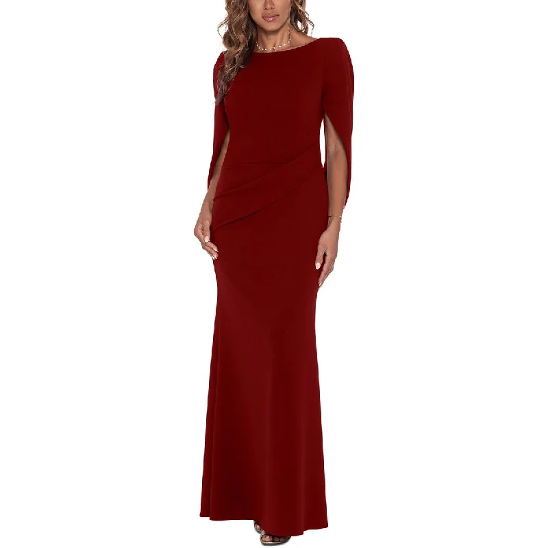 t-shirt dressBetsy & Adam Womens Knit Maxi Evening Dress