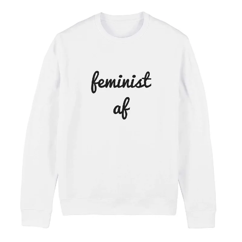 classic gym sweatshirtFeminist AF Script Feminist Sweatshirt