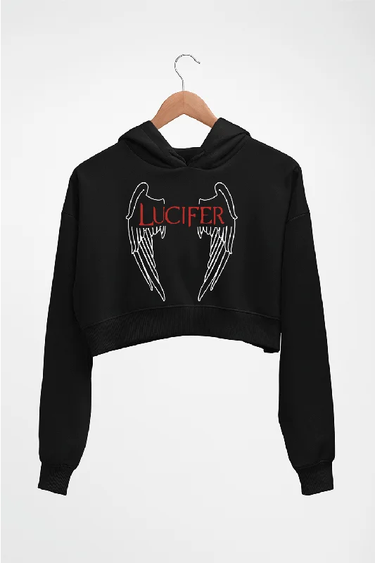 cozy hoodieLucifer Crop HOODIE FOR WOMEN