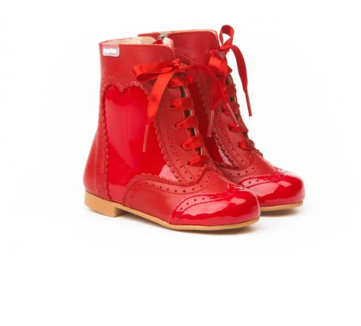 winter dressRed Leather Boots