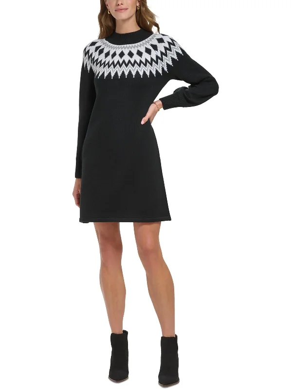 party-ready dressWomens Knit Midi Sweaterdress