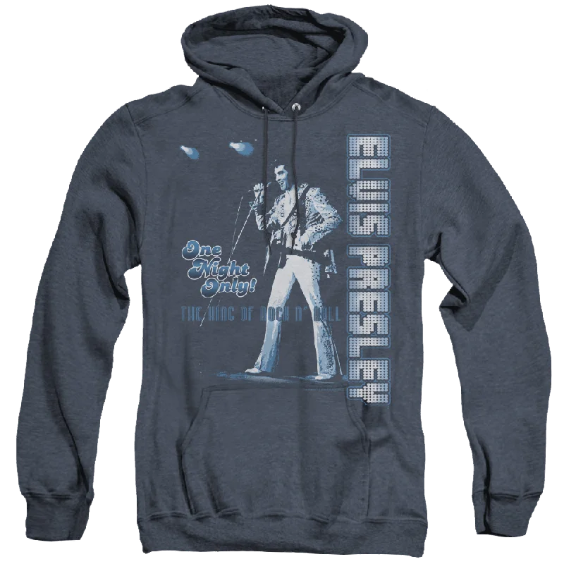 relaxed fit hoodieElvis Presley One Night Only - Heather Pullover Hoodie