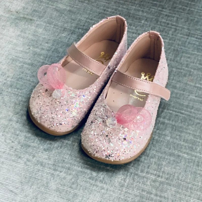 chic slip dressEver Kid Pink Glitter Shoe