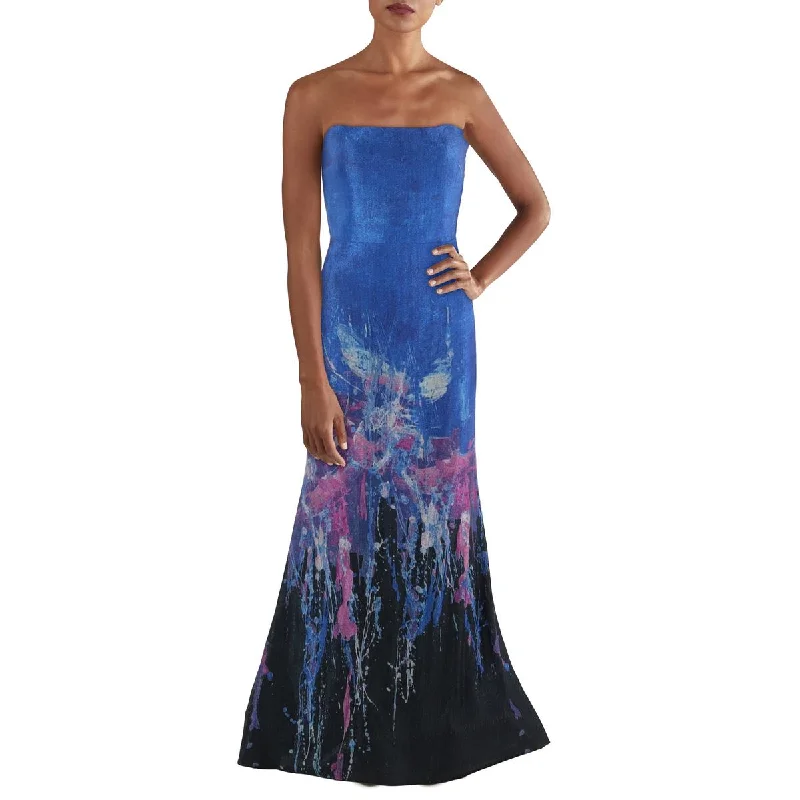 silk dressRene Ruiz Collection Womens Printed Evening Dress