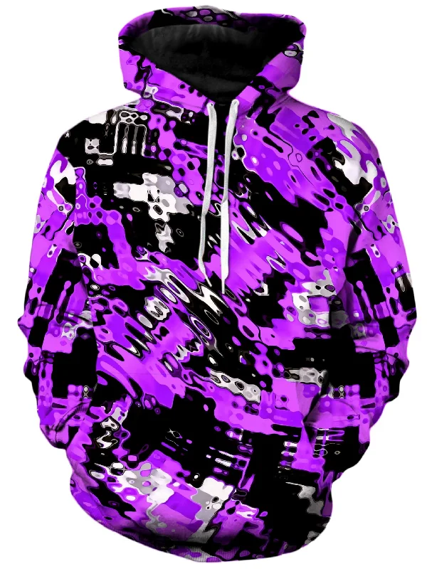 retro hoodiePurple Rave Drip Unisex Hoodie