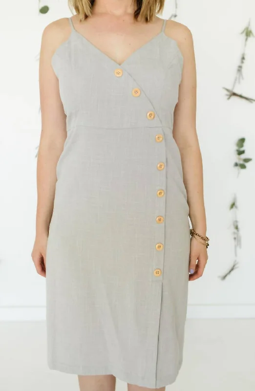 casual midi dressMonte-Carlo Dress In Grey