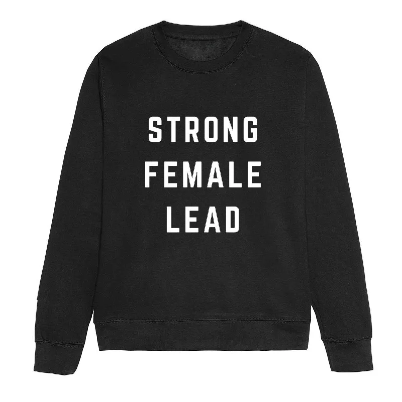 performance hoodie for gymStrong Female Lead Feminist Sweatshirt