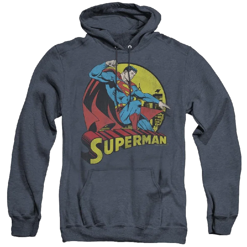 graphic hooded sweatshirtSuperman Big Blue - Heather Pullover Hoodie