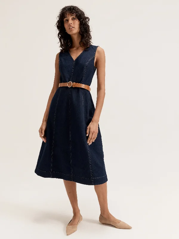 satin dressPiper Denim Dress