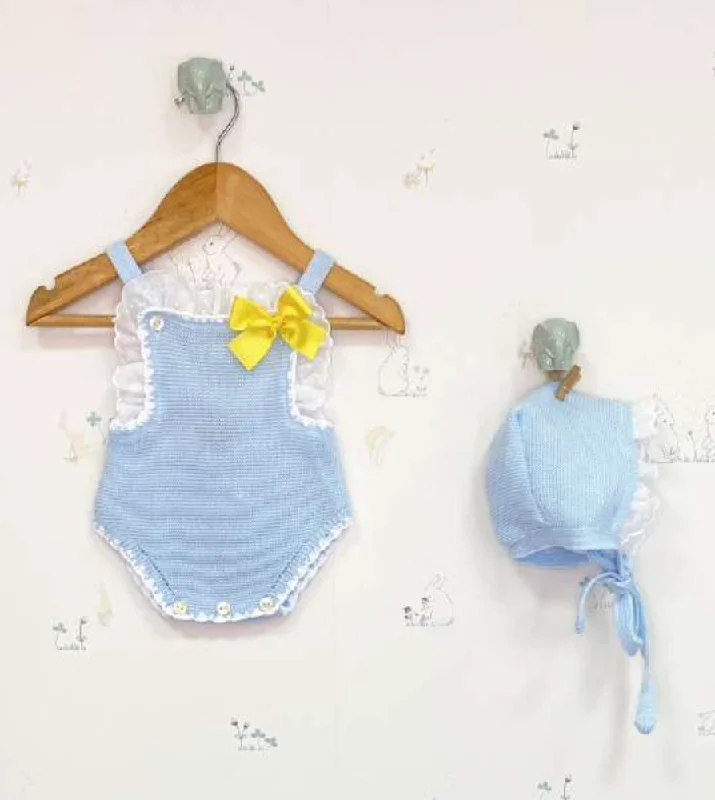 bodycon dressBaby Blue Knit Romper