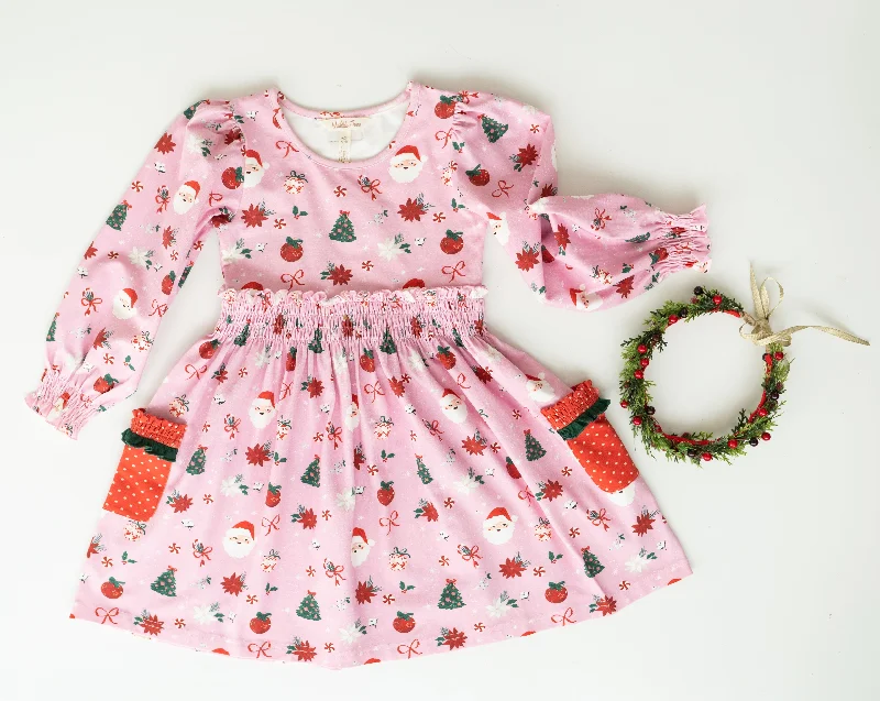 classic fit-and-flare dressRosy Cheeks & Jingles Lap Dress