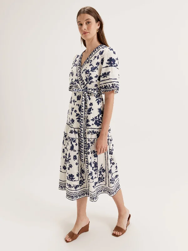 tiered dressRiviera Scarf Wrap Dress