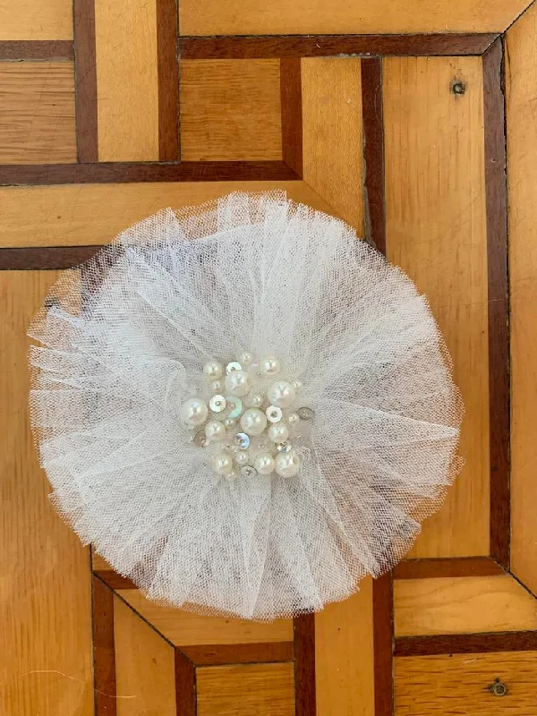 boho dressWhite Tulle Clip