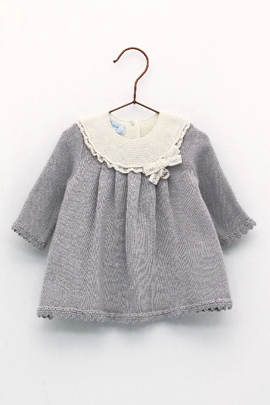 stylish party dressFoque Infant Gray Dress