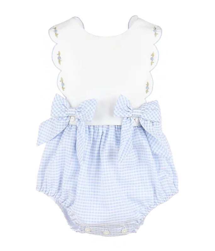 casual knit dressScalloped Infant Overall