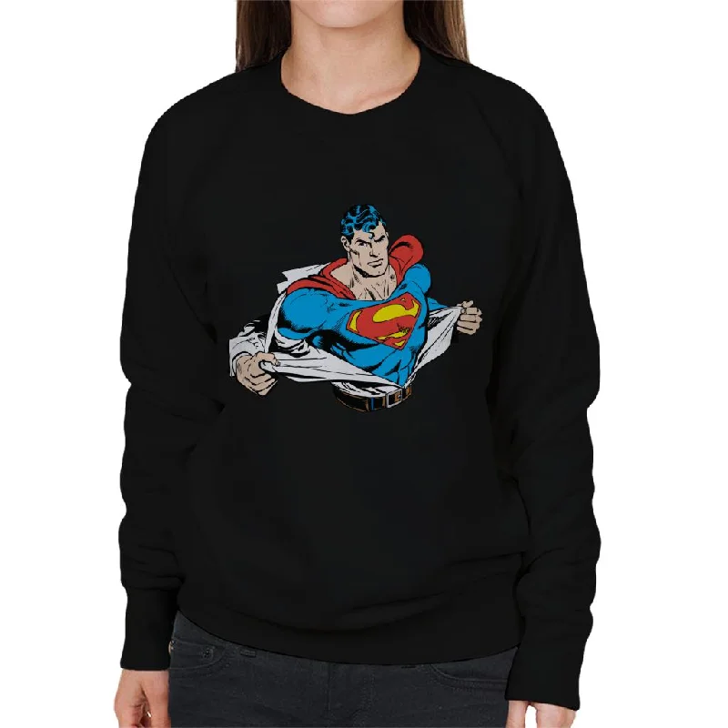 fashion sportswear hoodieSuperman Suit Reveal Women's Sweatshirt