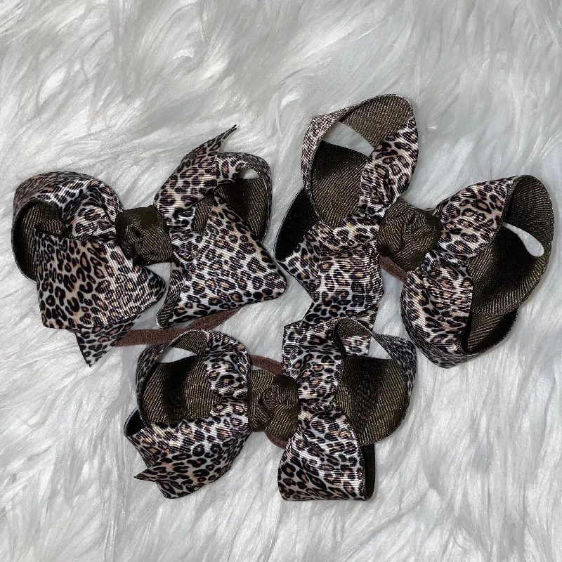 printed dressLeopard Bow Headband